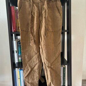 Burlap/linen pants. size XS.  $15